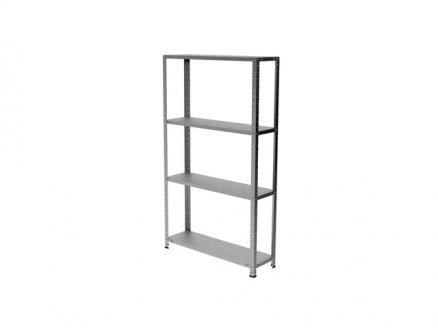 Скобяные изделия - стеллаж металлический 150х78х30см 4 полки 40кг
